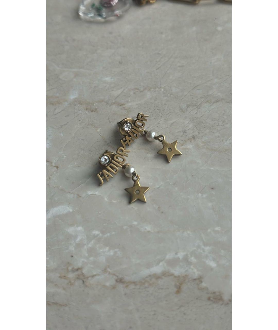 CHRISTIAN DIOR Золотые серьги, фото 5