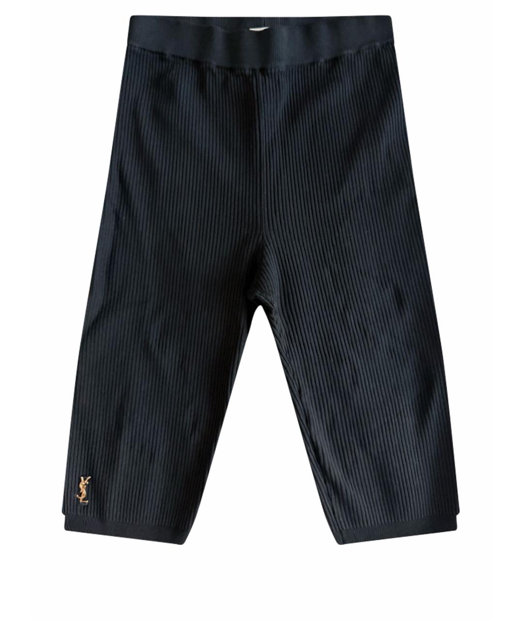 SAINT LAURENT Черные капри, фото 1