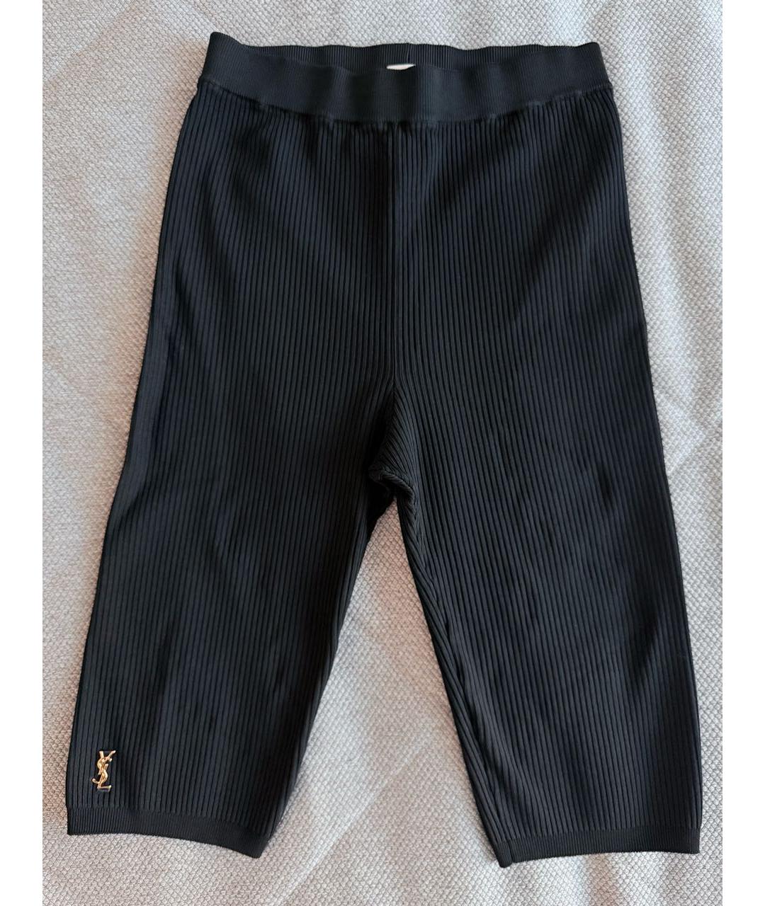 SAINT LAURENT Черные капри, фото 5