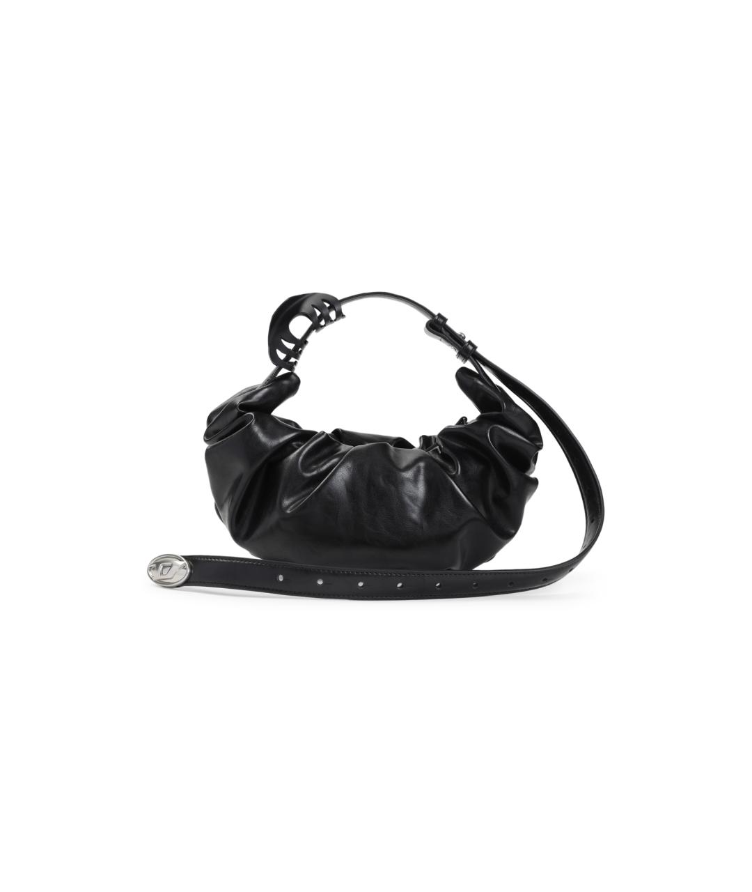 DIESEL Черная сумка через плечо из искусственной кожи, фото 1