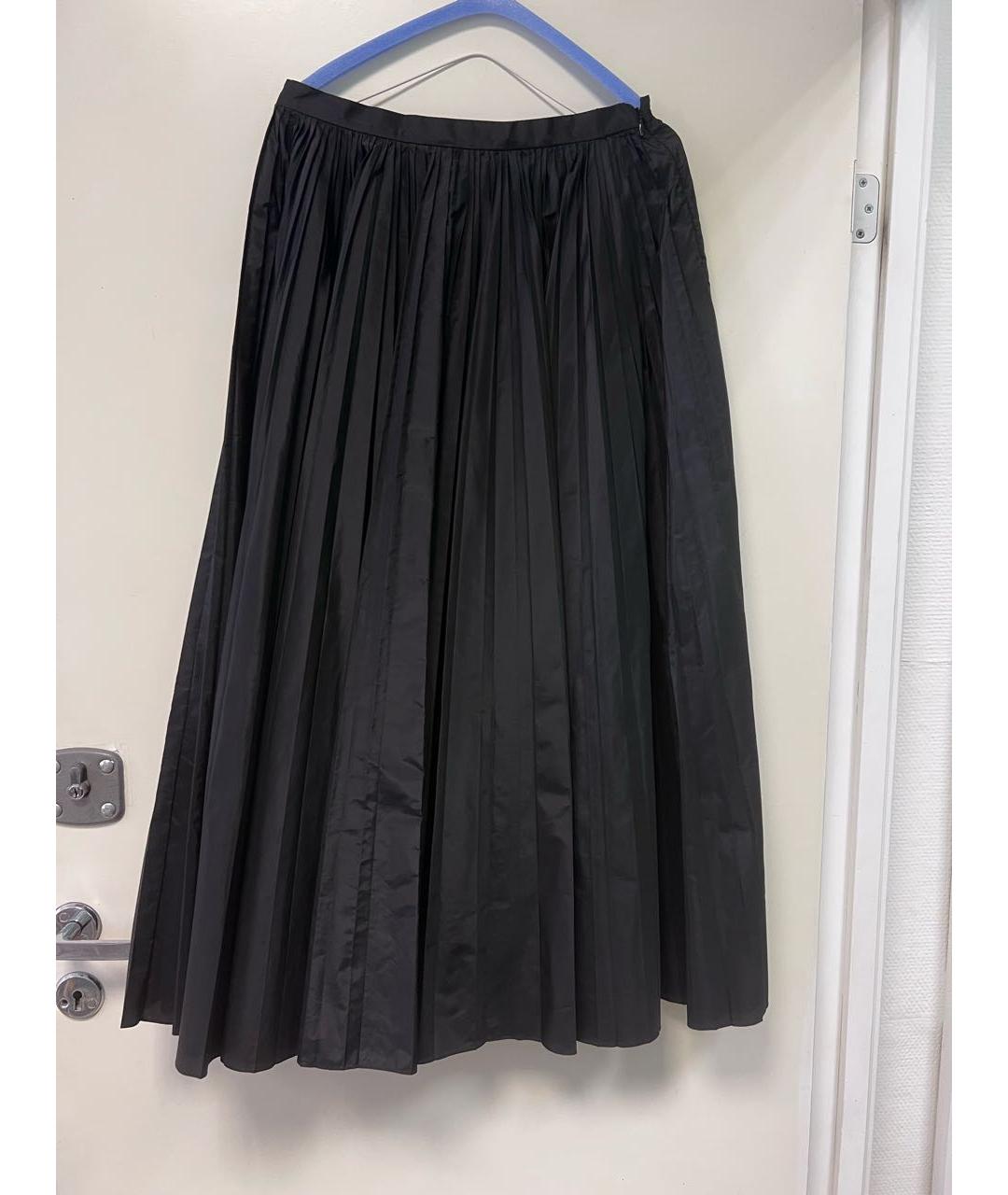 CHRISTIAN DIOR Черный шелковый костюм с юбками, фото 2