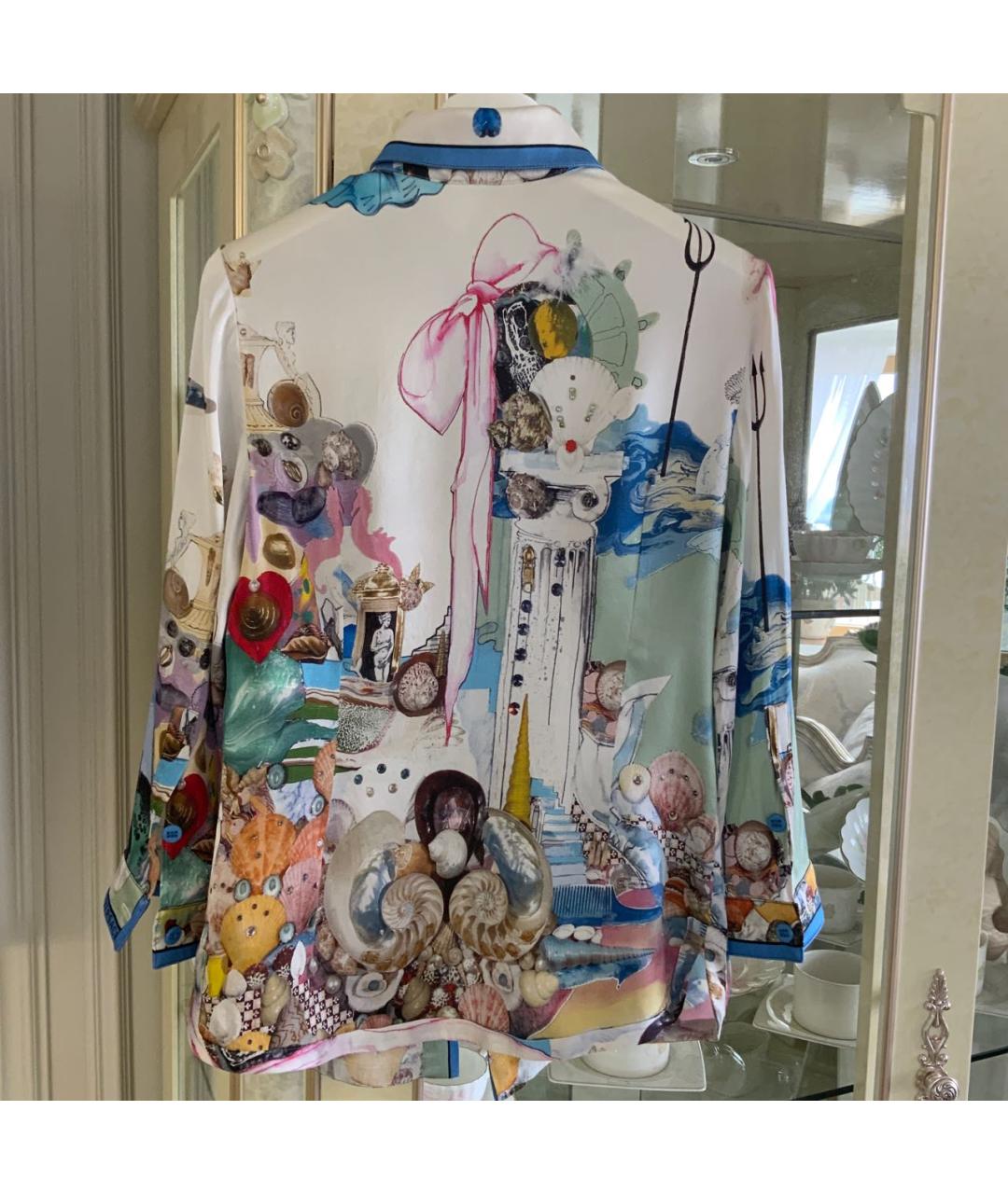 VERSACE Мульти шелковая рубашка, фото 2