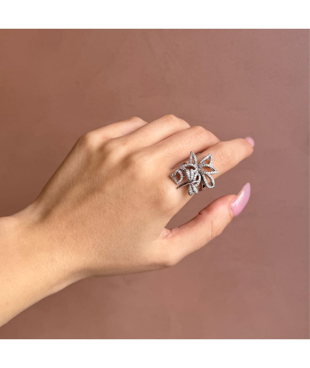 GUCCI Серебряное кольцо из белого золота, фото 8
