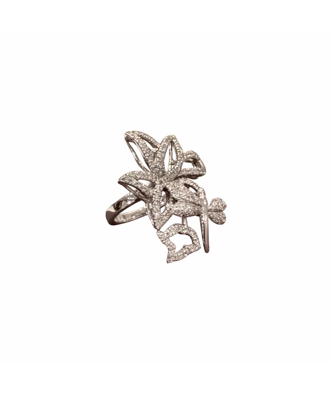 GUCCI Серебряное кольцо из белого золота, фото 1
