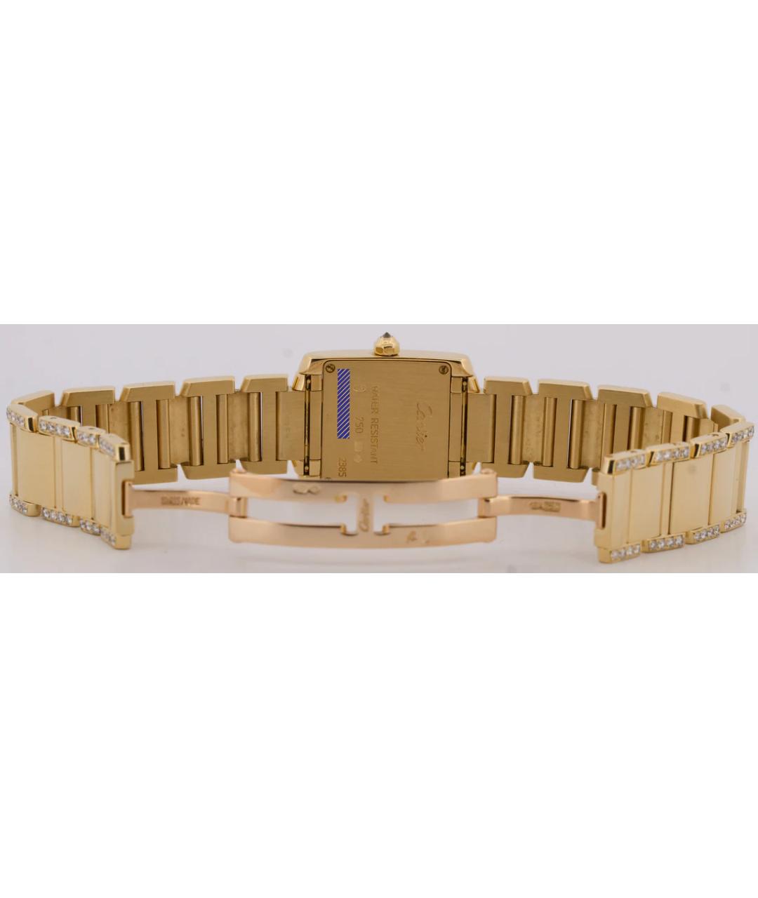 CARTIER Белые часы из желтого золота, фото 7