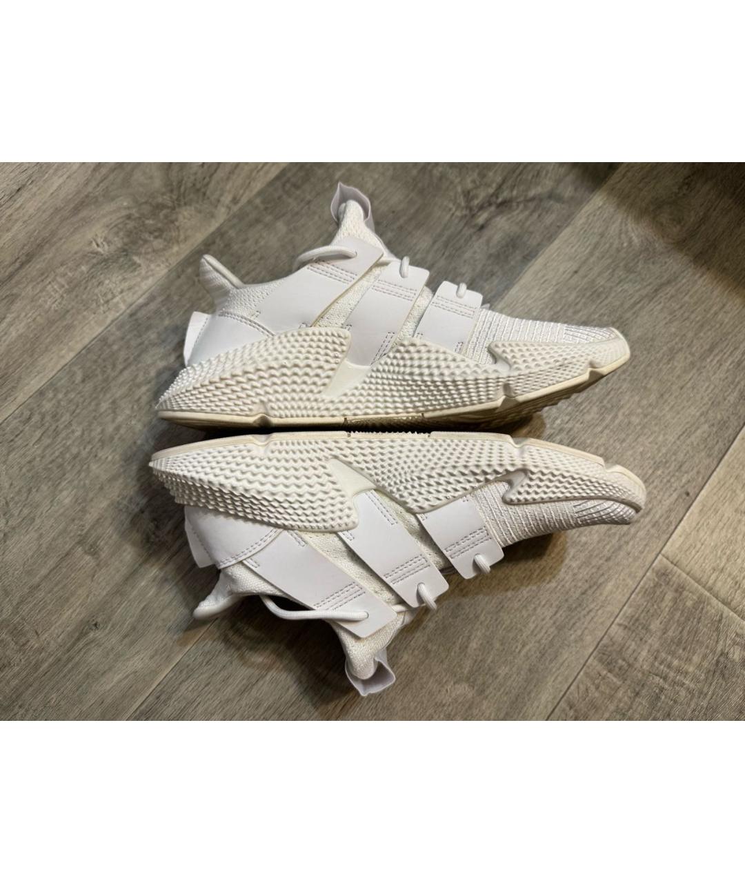 ADIDAS Белые текстильные низкие кроссовки / кеды, фото 7