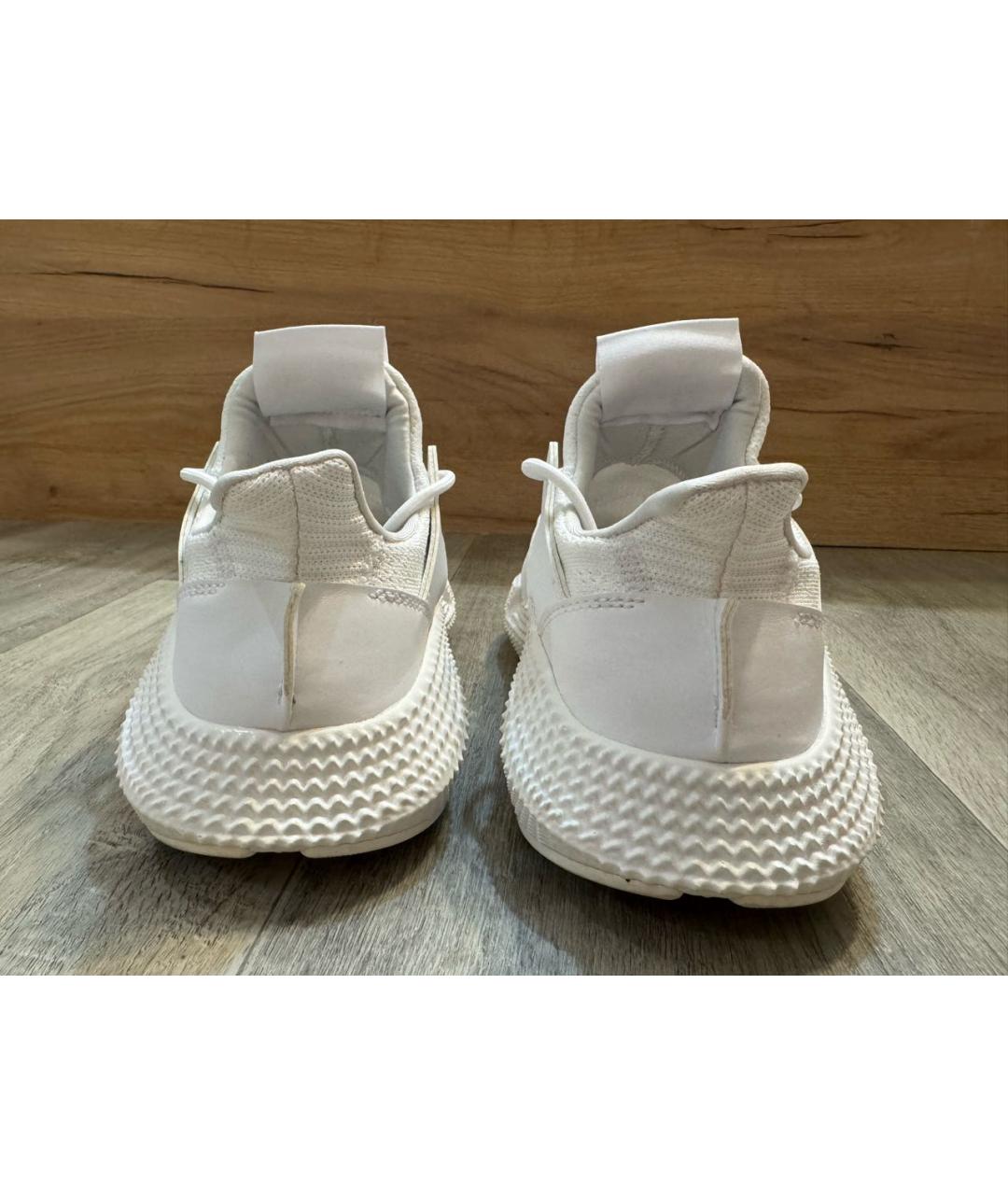 ADIDAS Белые текстильные низкие кроссовки / кеды, фото 5