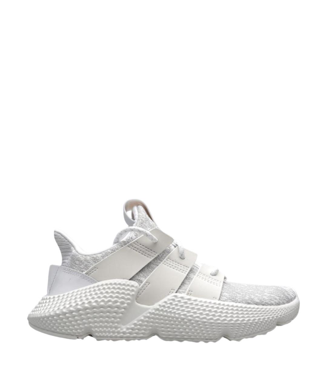 ADIDAS Белые текстильные низкие кроссовки / кеды, фото 1
