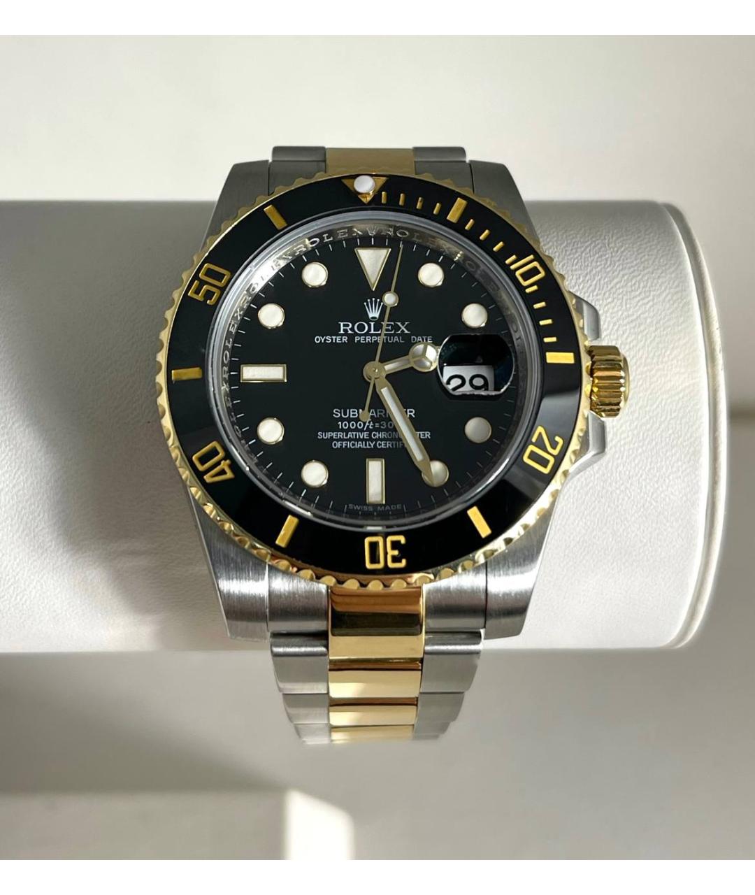 ROLEX Черные часы, фото 2