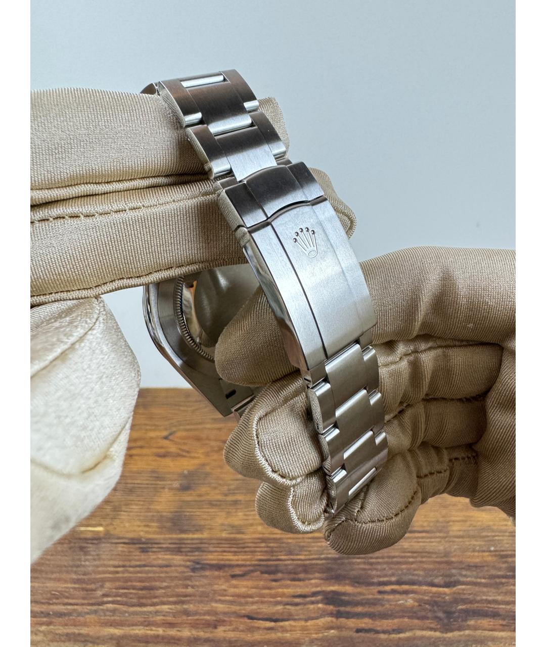 ROLEX Синие металлические часы, фото 9