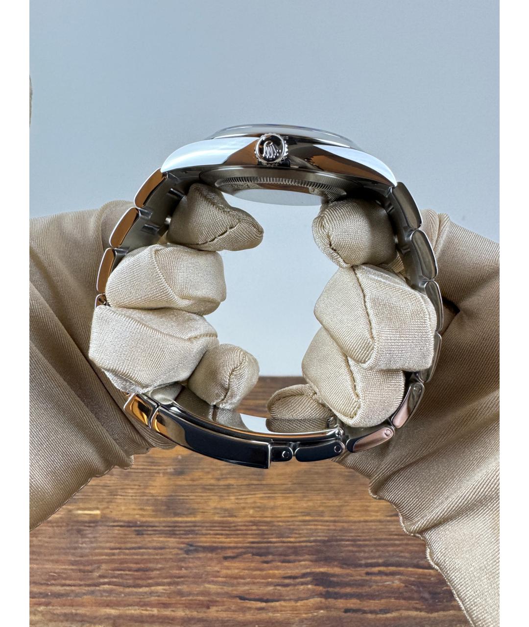 ROLEX Синие металлические часы, фото 8