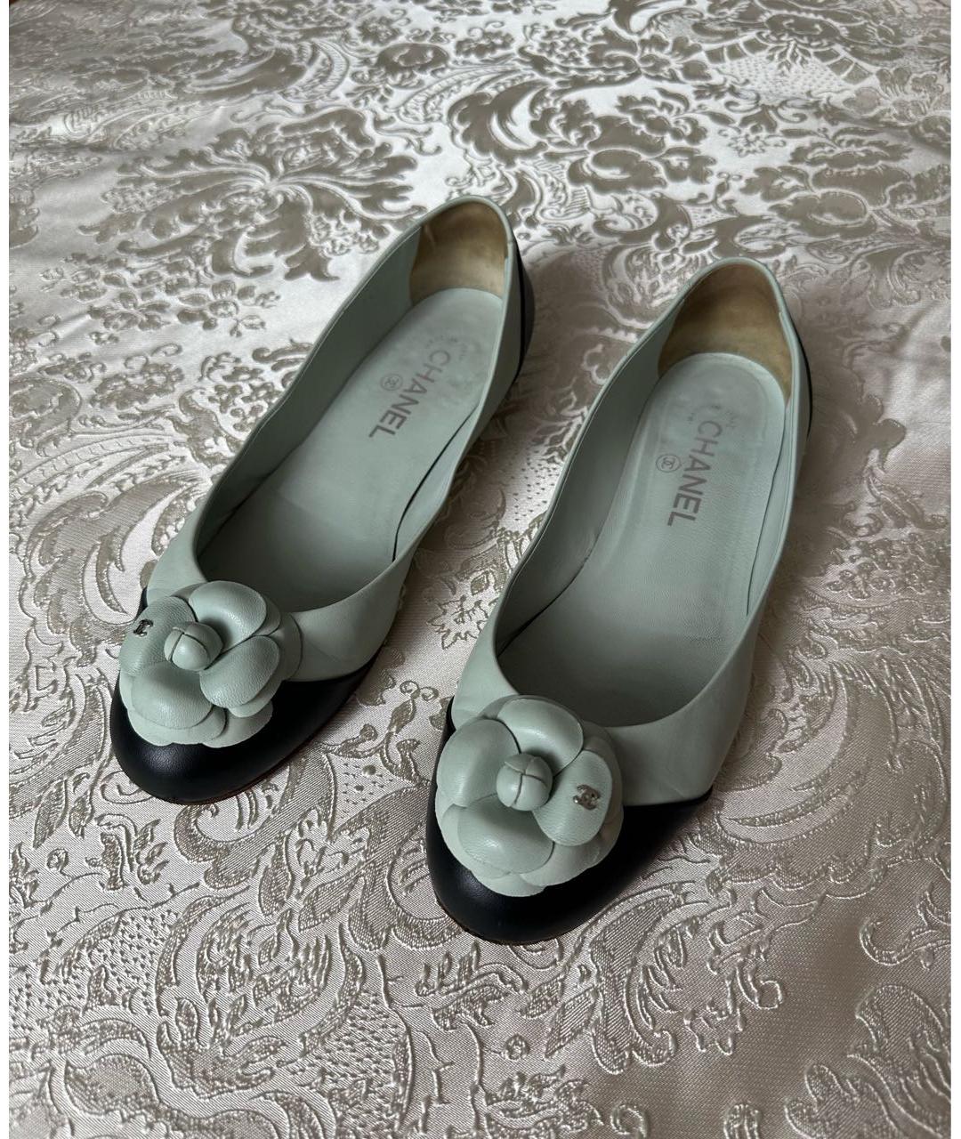 CHANEL Кожаные балетки, фото 2