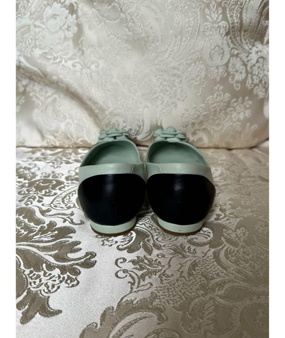 CHANEL Кожаные балетки, фото 4