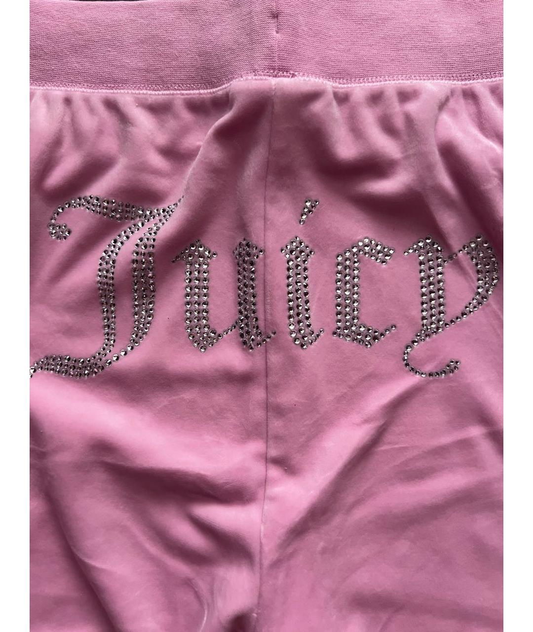 JUICY COUTURE Розовый велюровый спортивные костюмы, фото 8