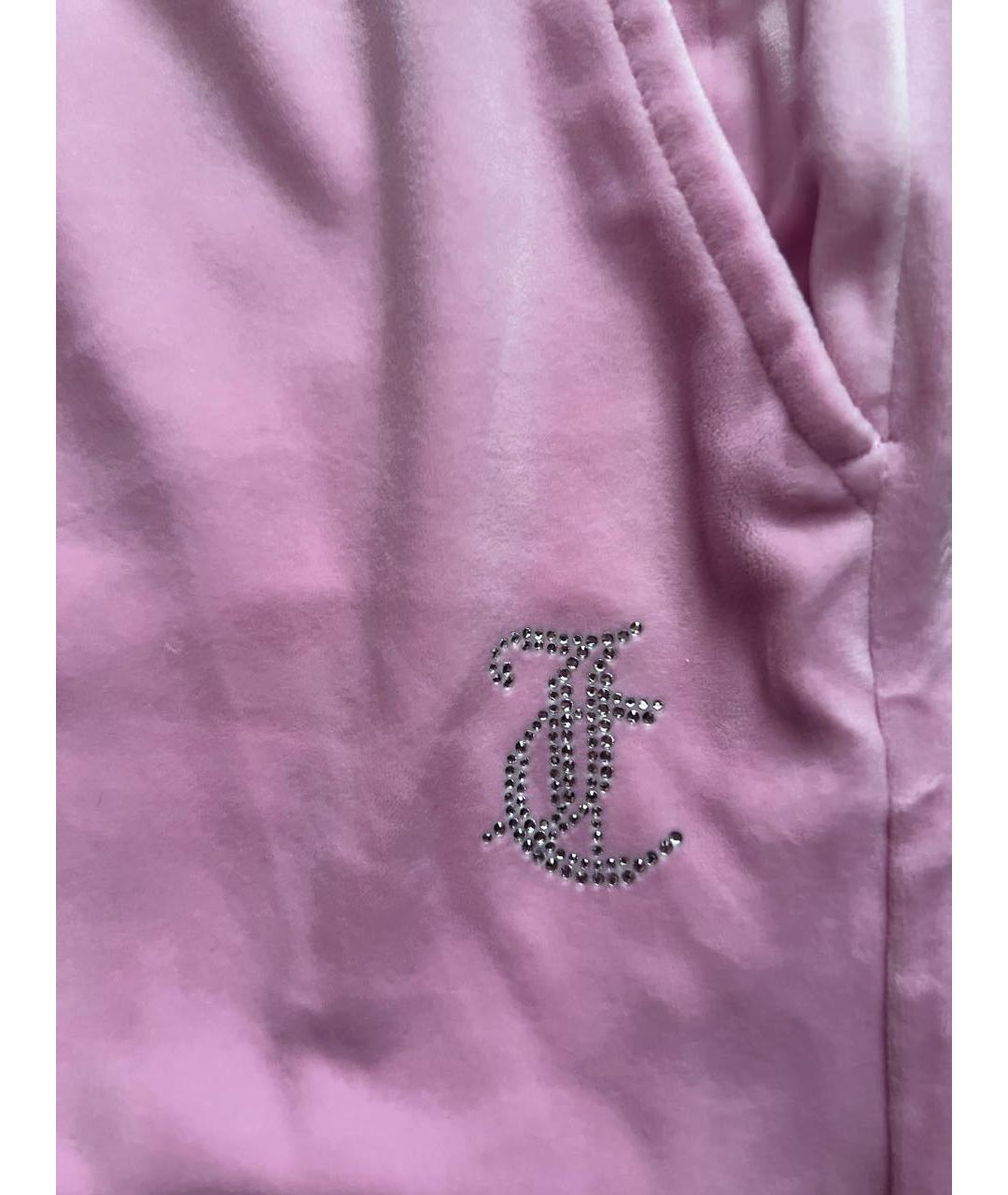 JUICY COUTURE Розовый велюровый спортивные костюмы, фото 6