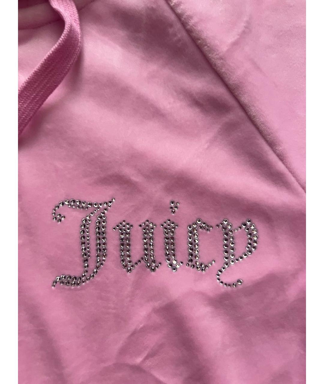 JUICY COUTURE Розовый велюровый спортивные костюмы, фото 5