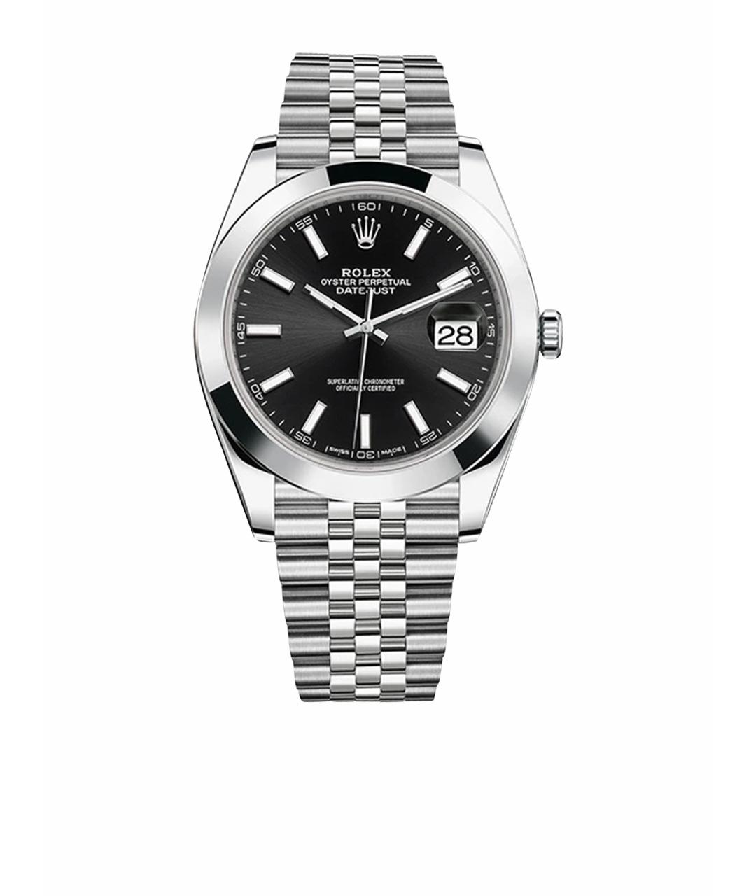 ROLEX Черные часы, фото 1