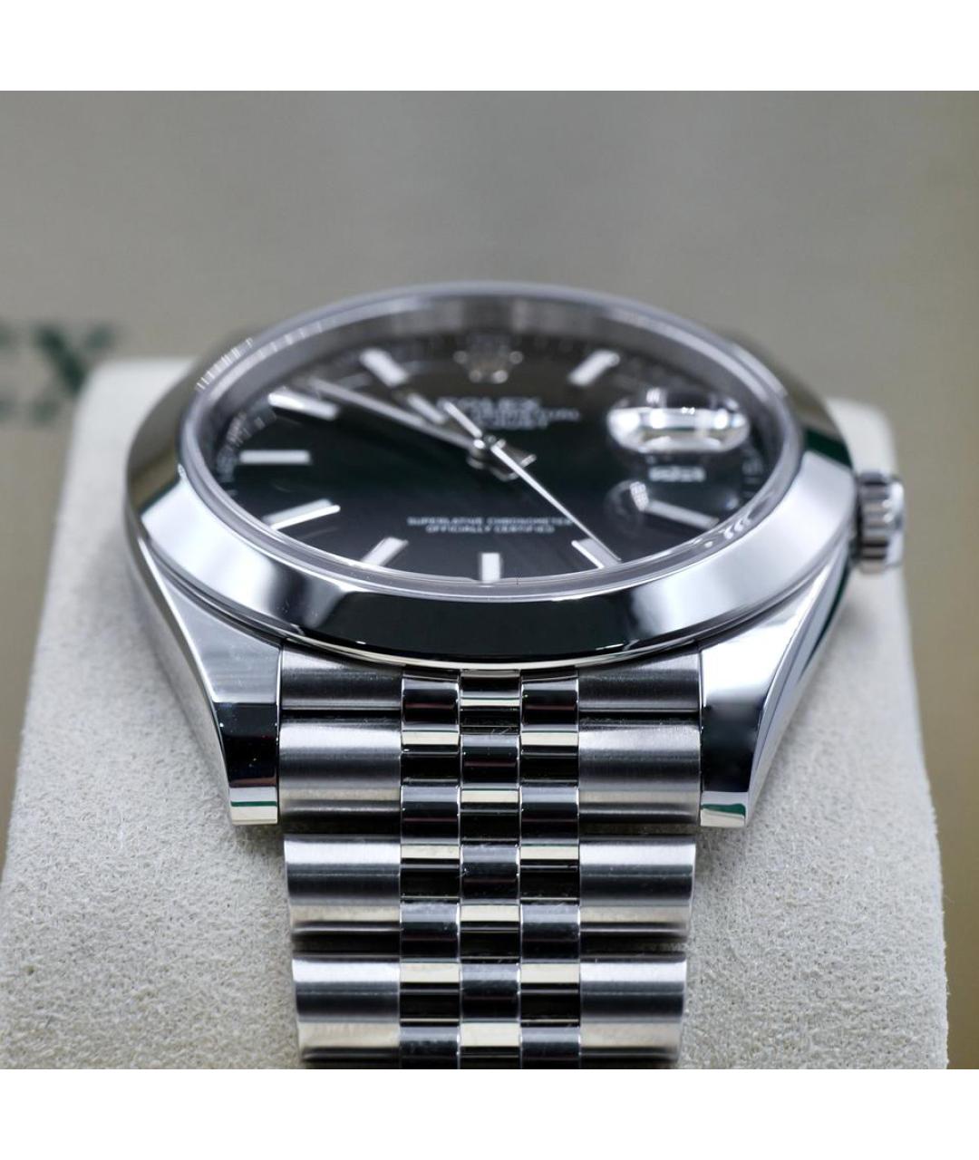 ROLEX Черные часы, фото 4