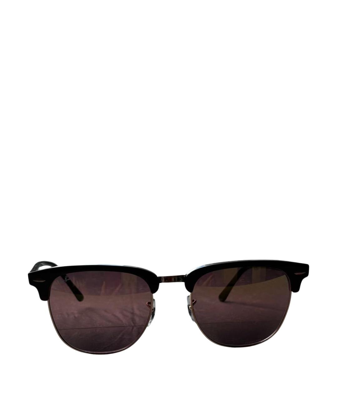 RAY BAN Бордовые пластиковые солнцезащитные очки, фото 1