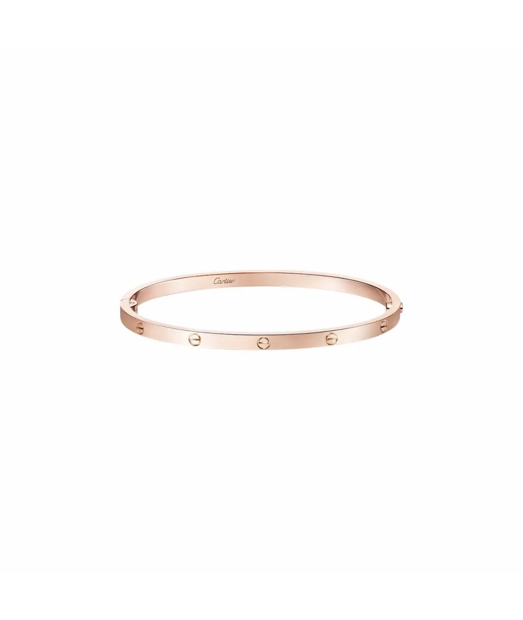 CARTIER Розовый браслет из розового золота, фото 1
