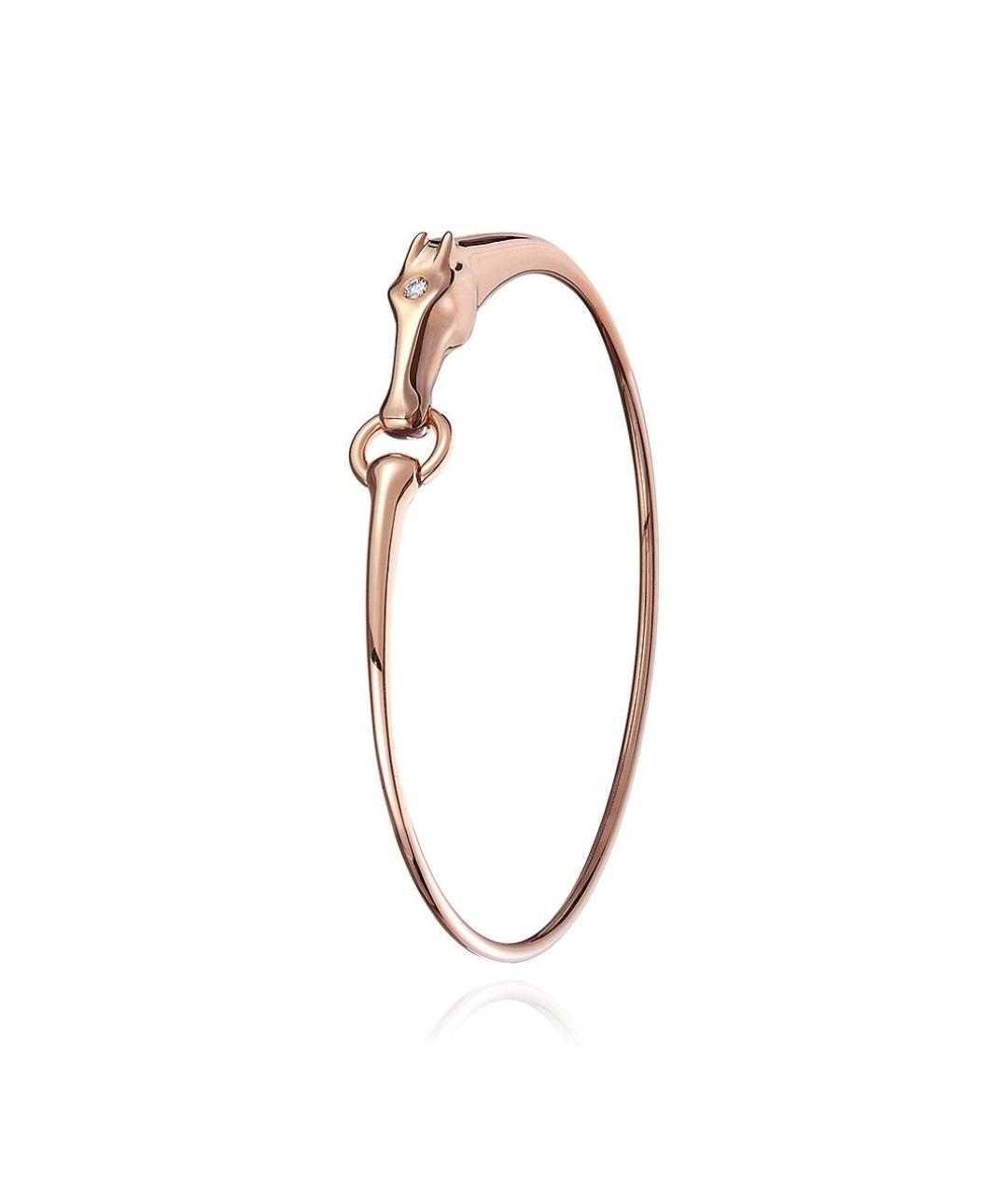 HERMES Розовый браслет из розового золота, фото 7