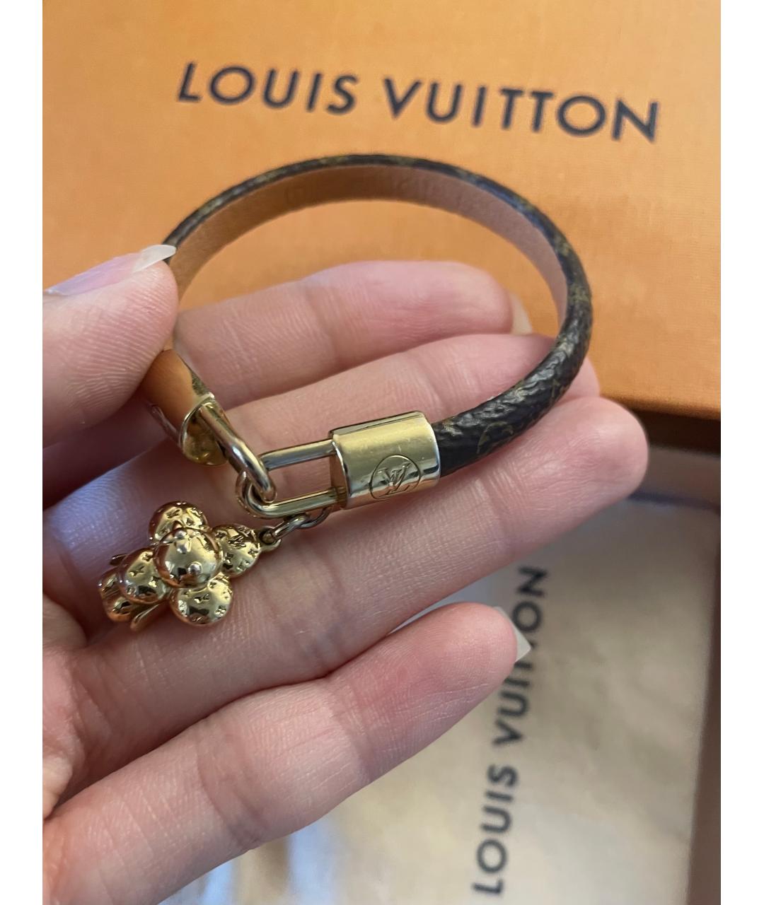 LOUIS VUITTON Кожаный браслет, фото 3