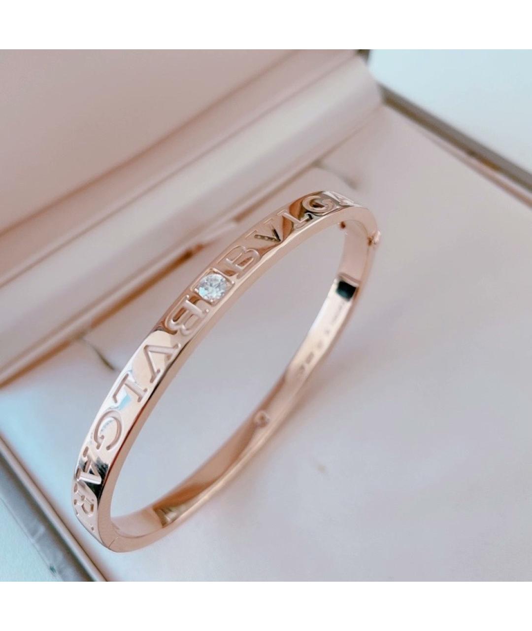 BVLGARI Розовый браслет из розового золота, фото 2