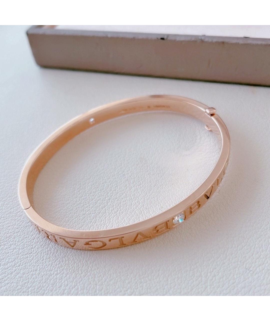 BVLGARI Розовый браслет из розового золота, фото 4