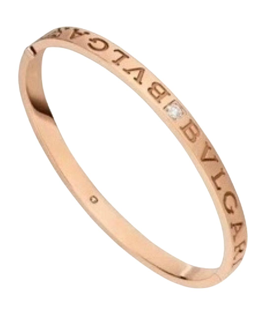 BVLGARI Розовый браслет из розового золота, фото 1