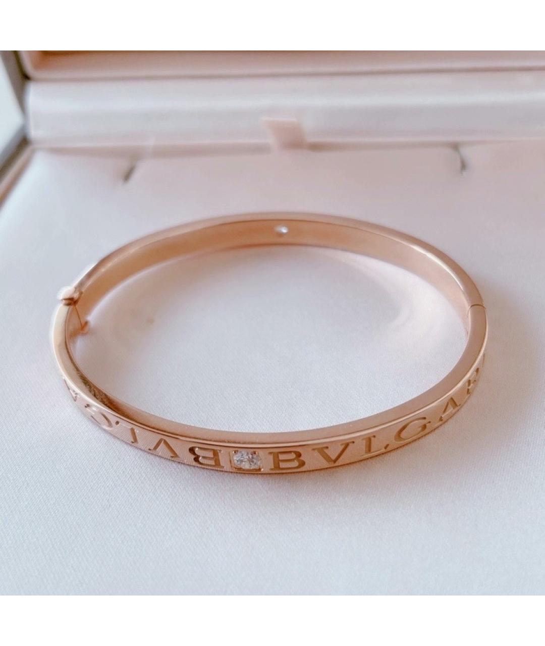 BVLGARI Розовый браслет из розового золота, фото 3