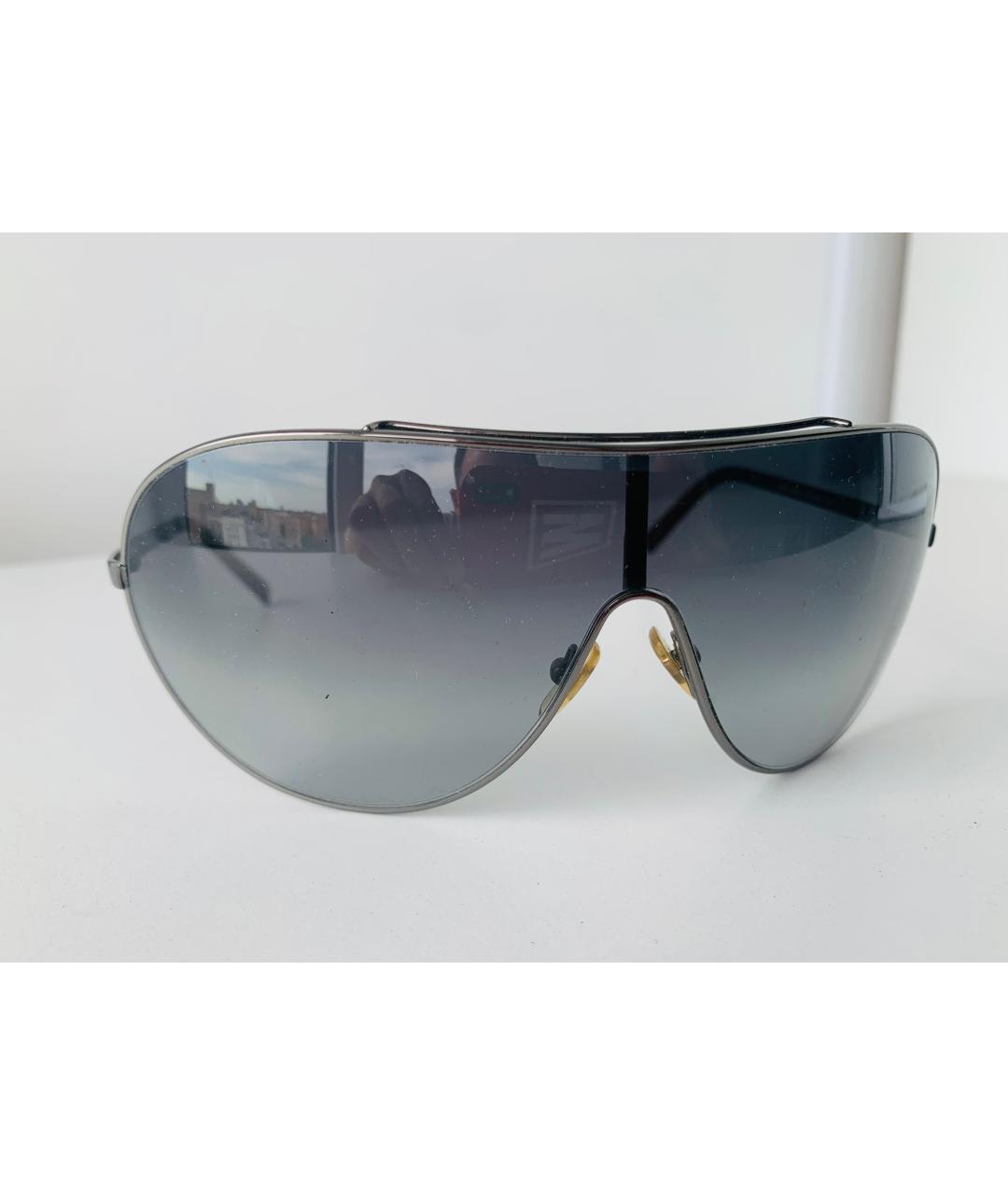 VERSACE Мульти металлические солнцезащитные очки, фото 3