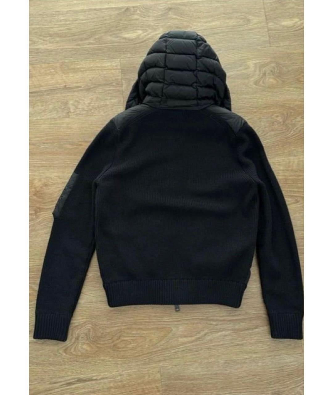 MONCLER Черная хлопковая куртка, фото 3