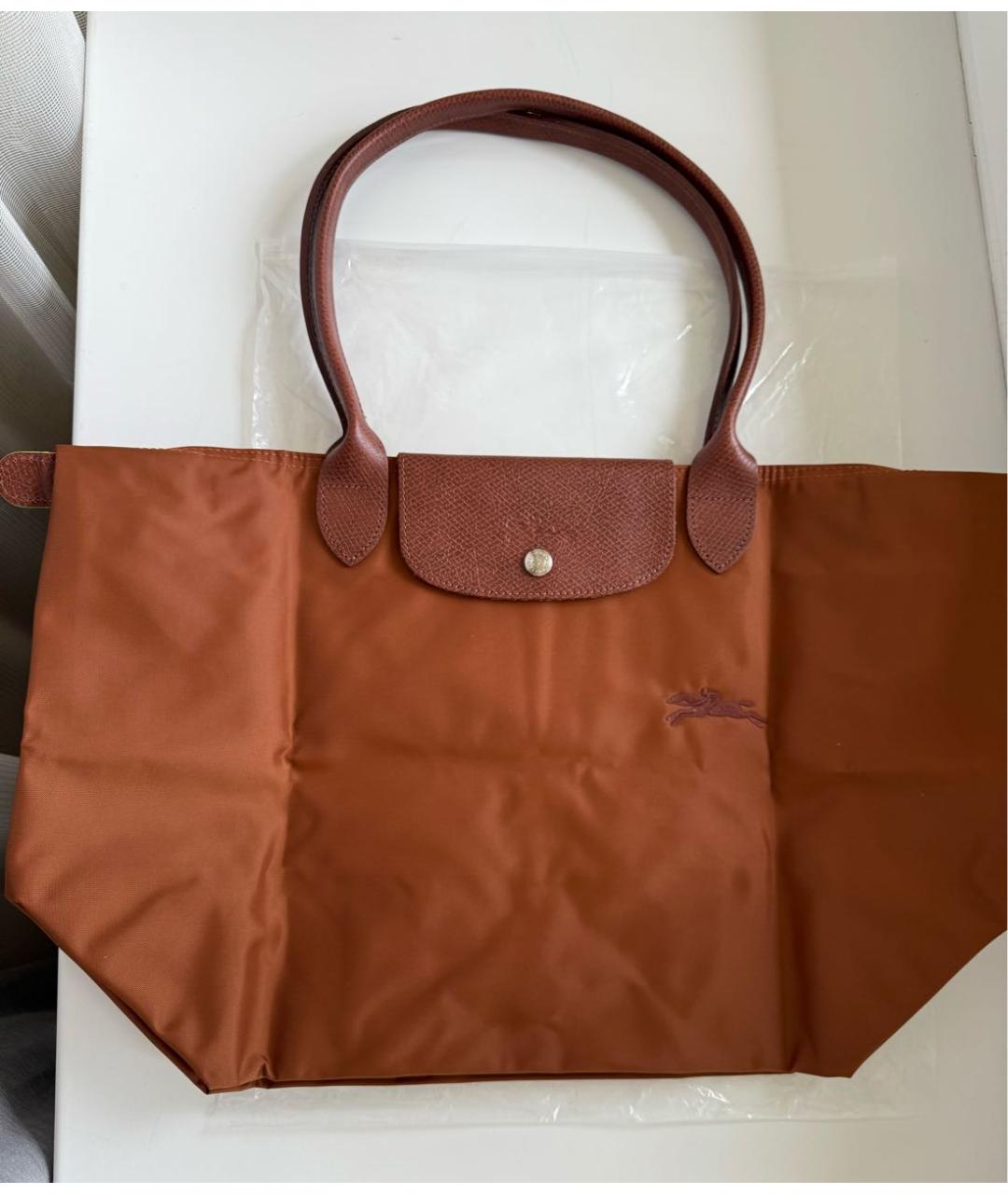 LONGCHAMP Коричневая дорожная/спортивная сумка, фото 4