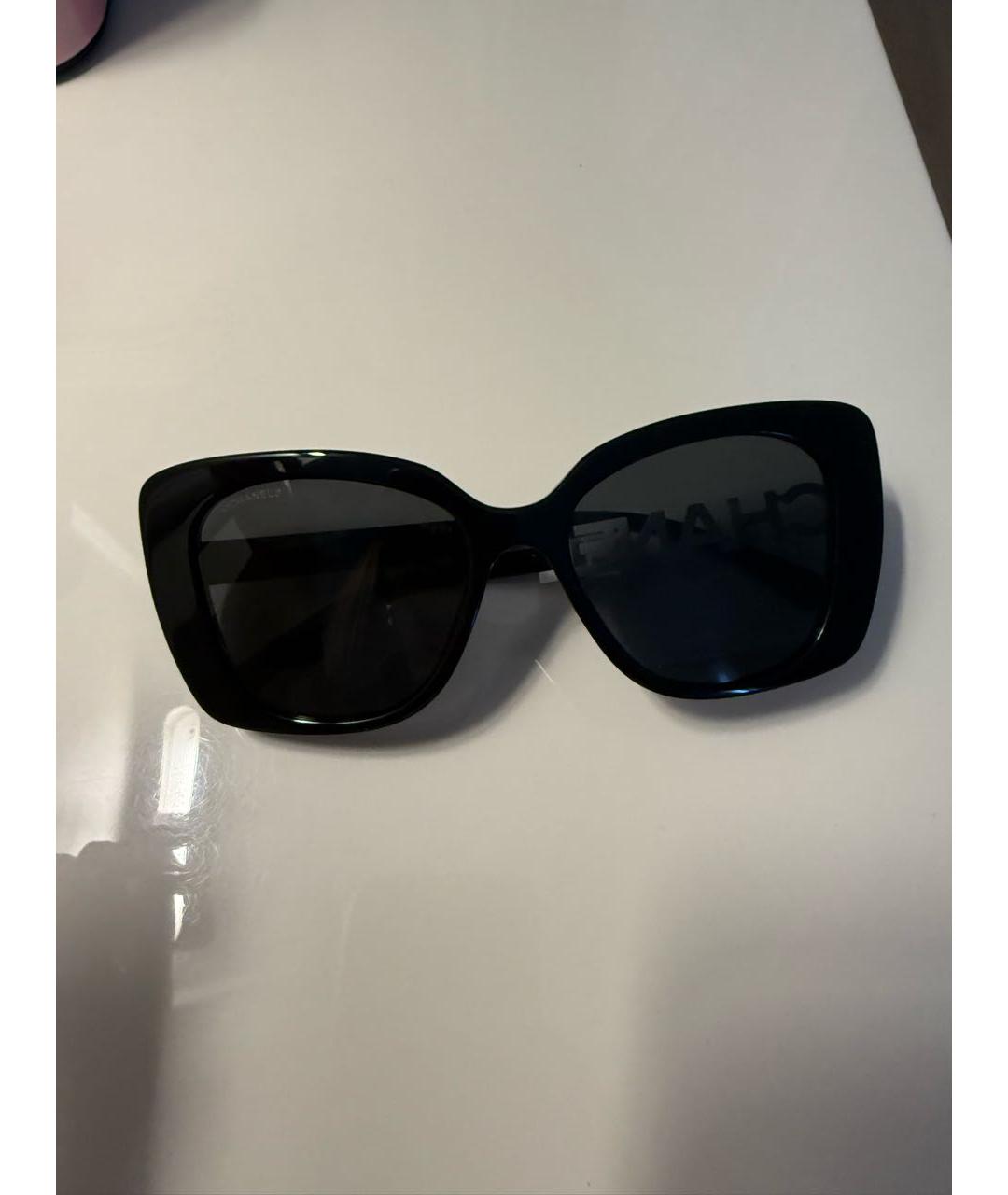 CHANEL Черные солнцезащитные очки, фото 5