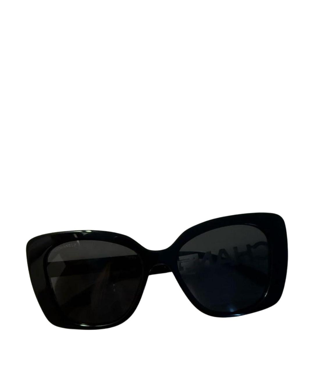 CHANEL Черные солнцезащитные очки, фото 1