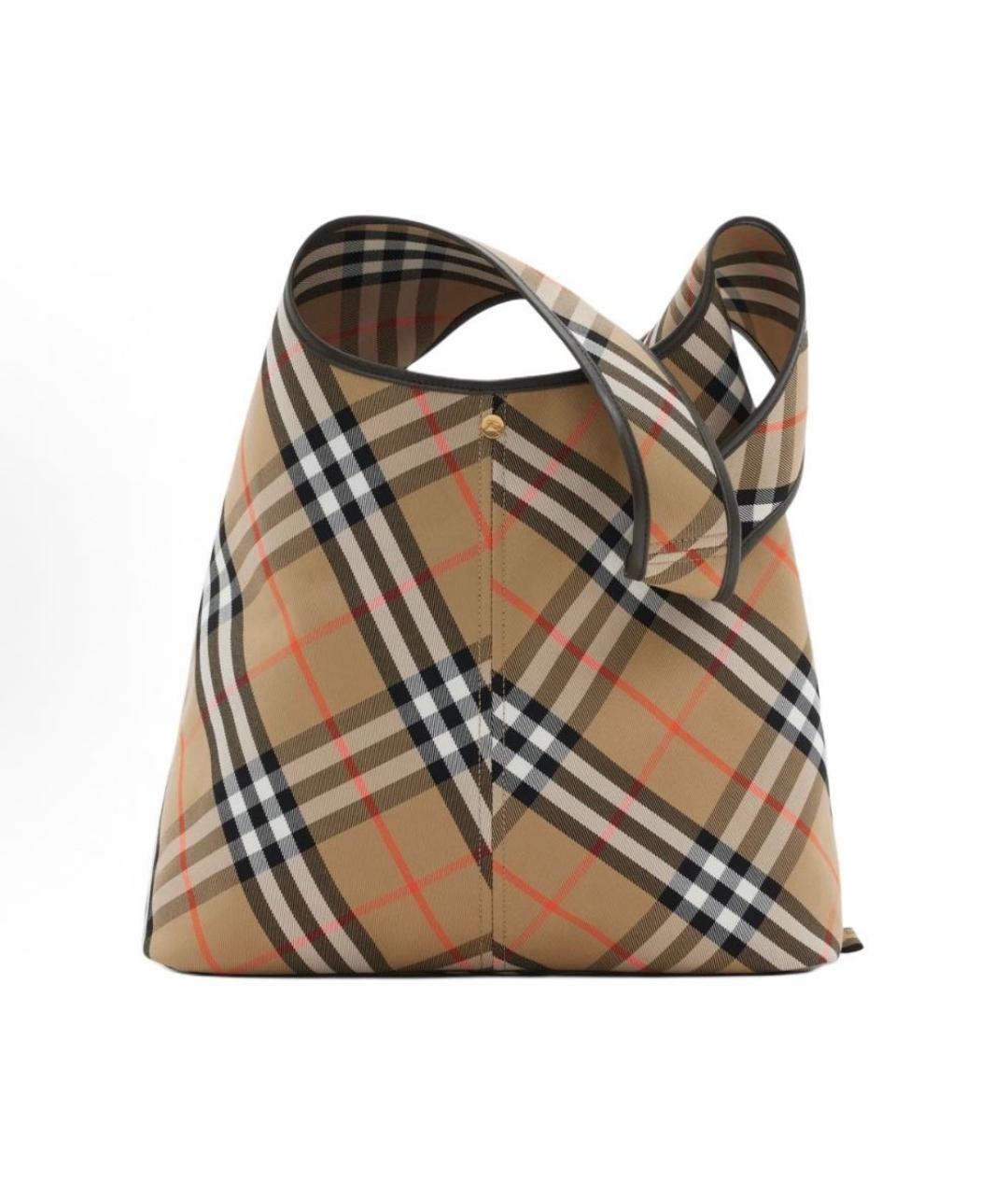 BURBERRY Коричневая сумка тоут, фото 5