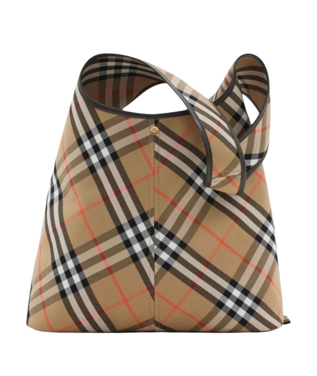 BURBERRY Коричневая сумка тоут, фото 1
