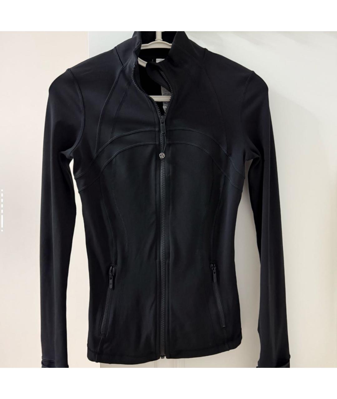 Lululemon Черная спортивная куртка, фото 3