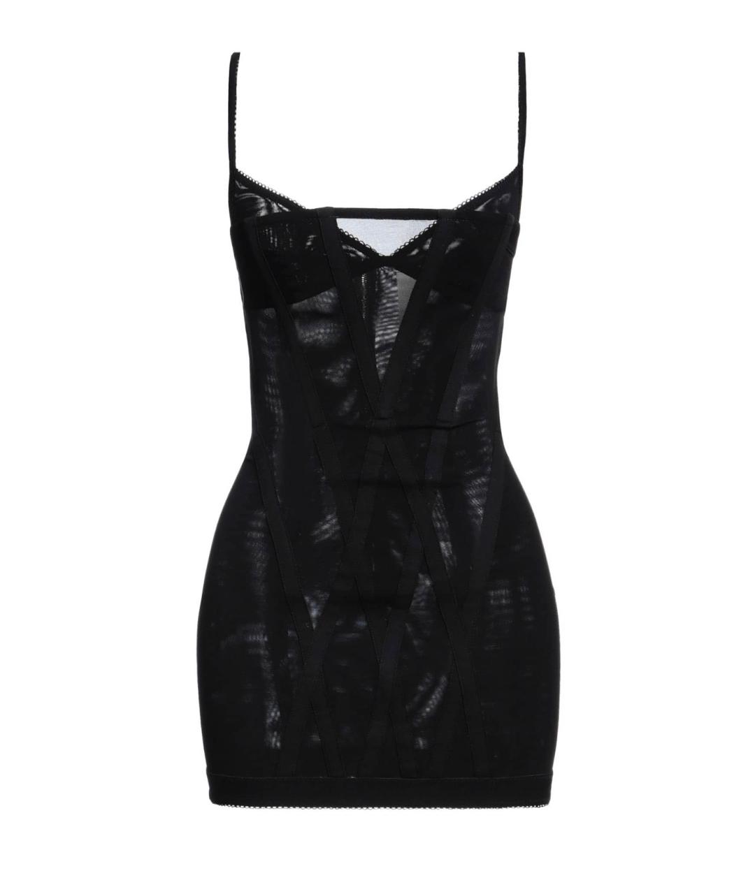 DION LEE Черное коктейльное платье, фото 1