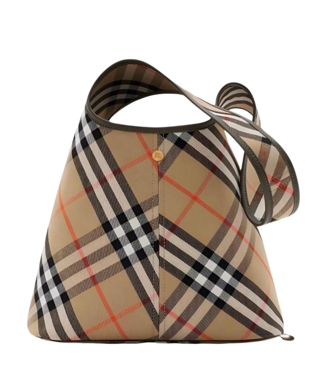 BURBERRY Коричневая сумка тоут, фото 1
