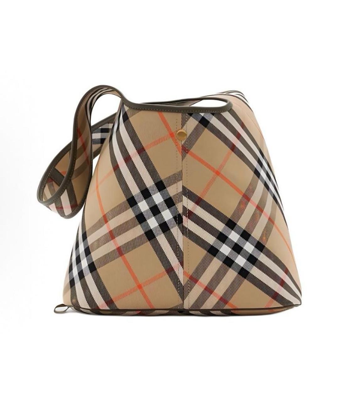 BURBERRY Коричневая сумка тоут, фото 3