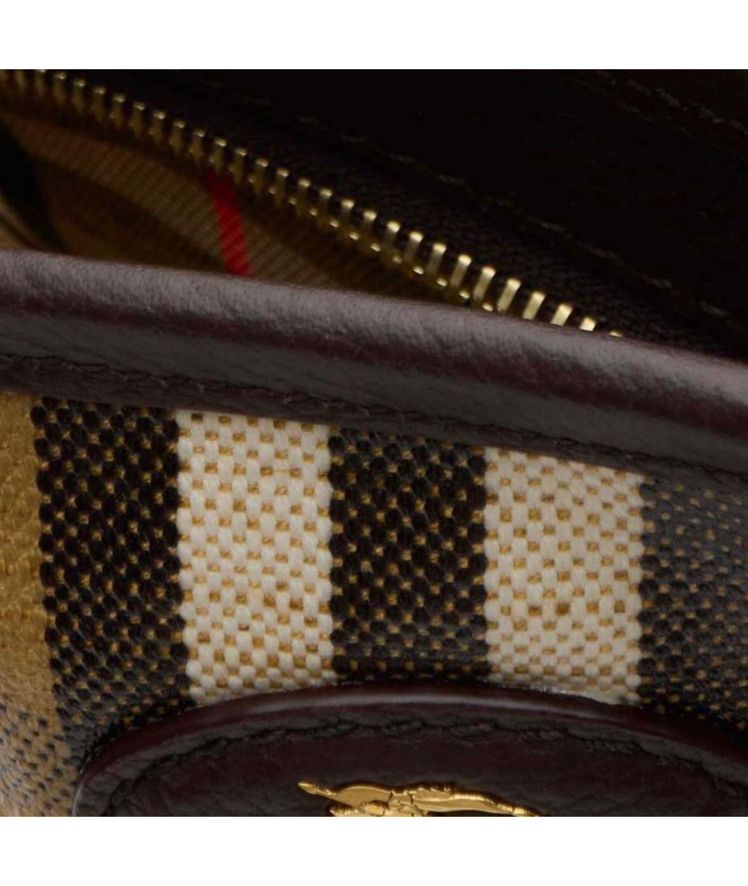 BURBERRY Коричневая сумка тоут, фото 4