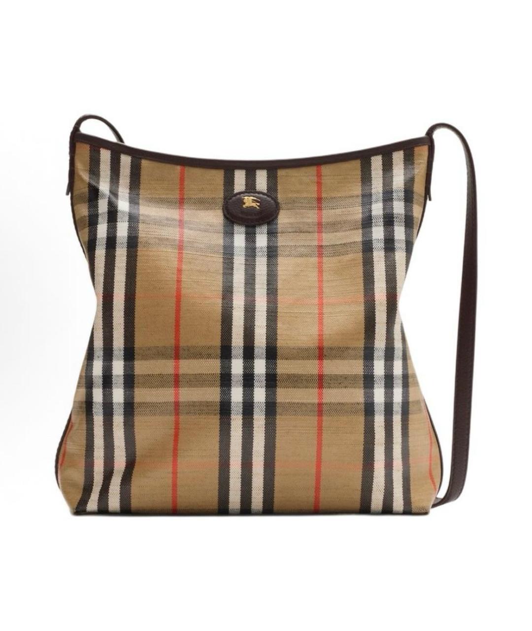 BURBERRY Коричневая сумка тоут, фото 5