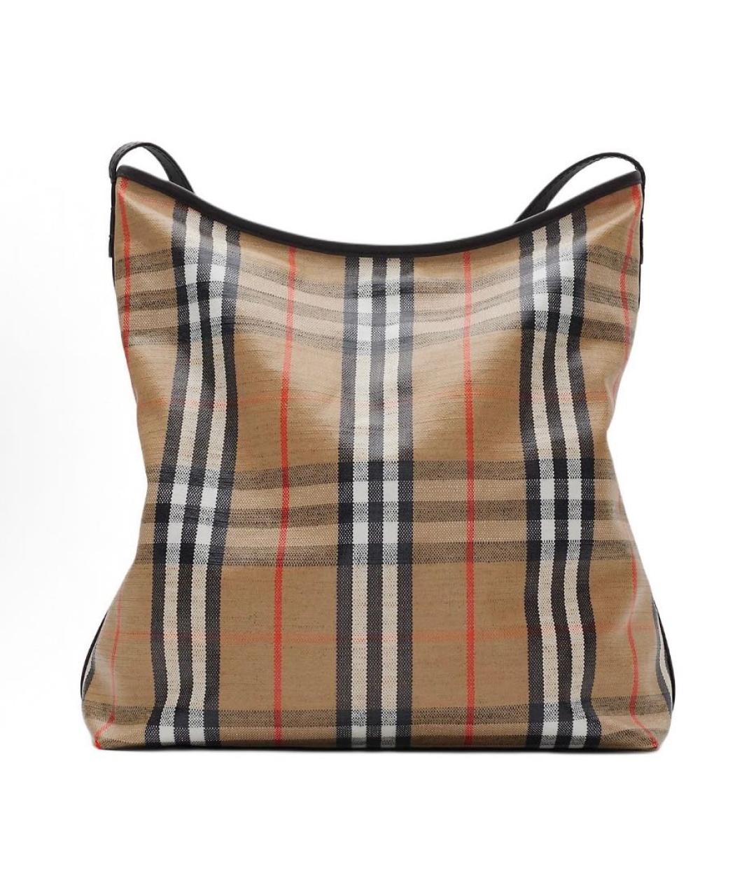 BURBERRY Коричневая сумка тоут, фото 3
