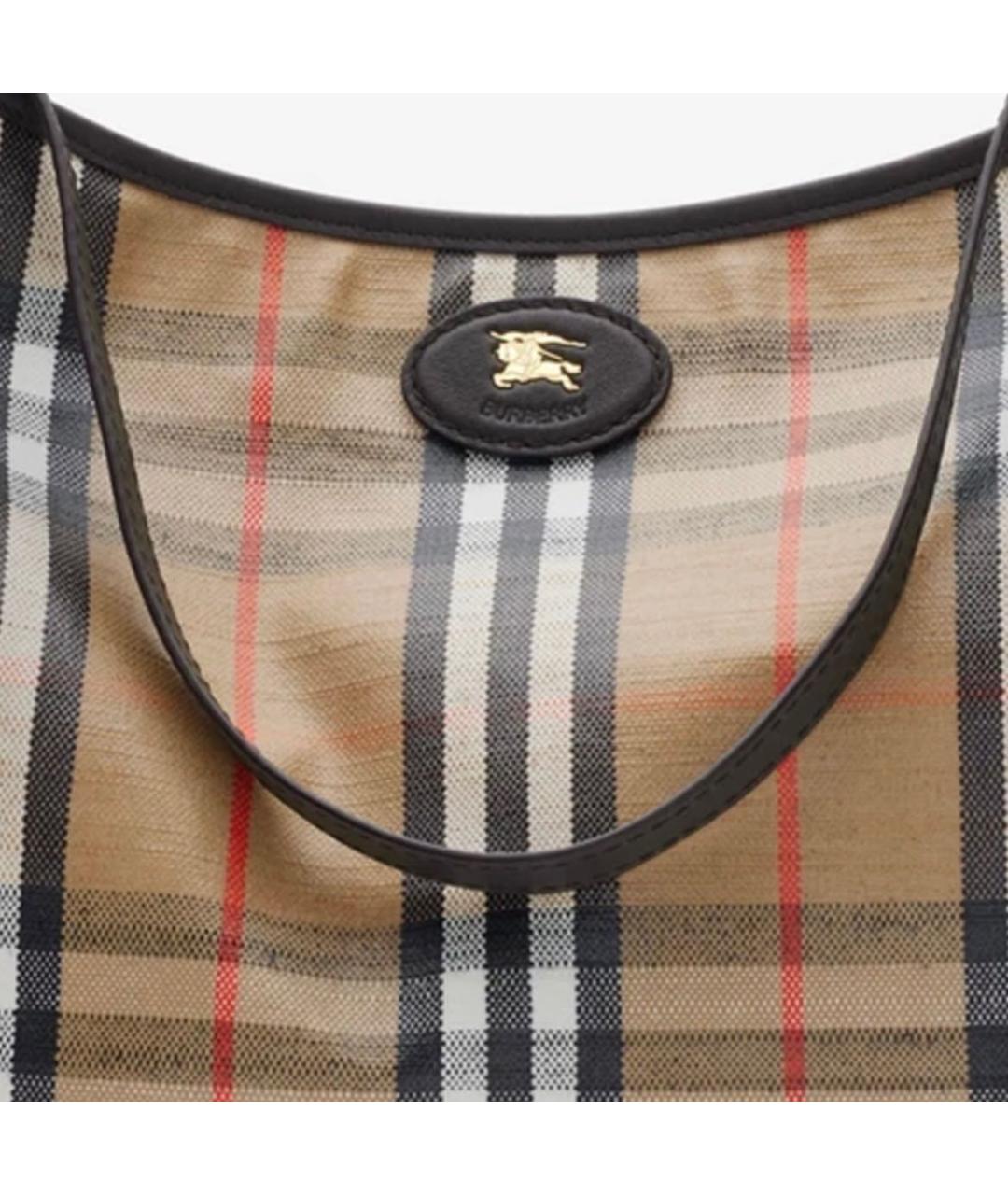 BURBERRY Коричневая сумка тоут, фото 4