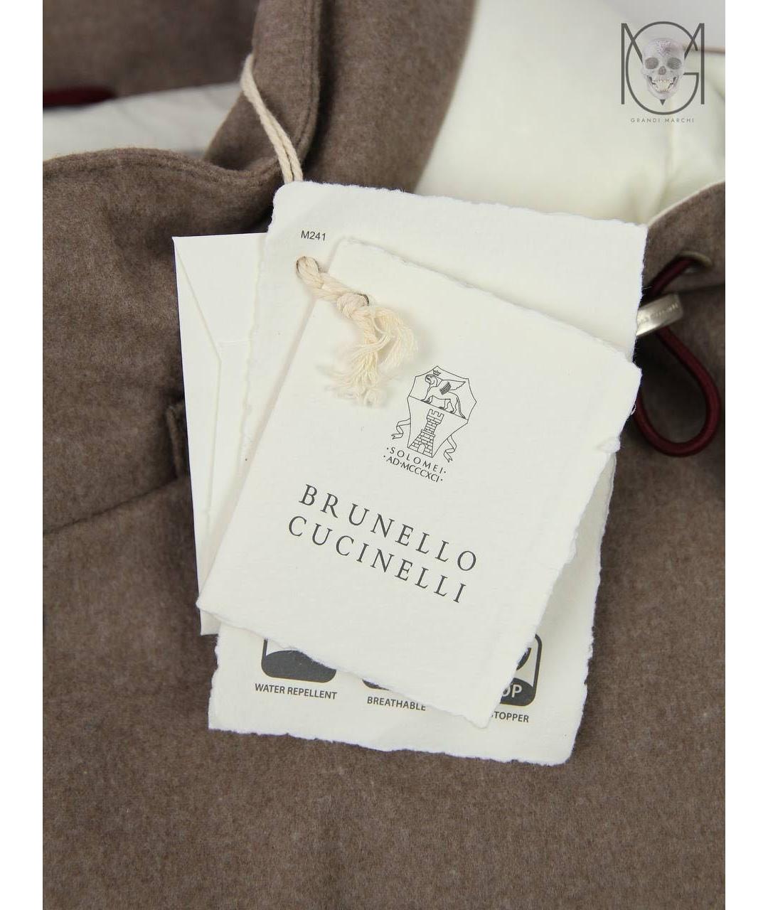 BRUNELLO CUCINELLI Бежевый шерстяной жилет, фото 3