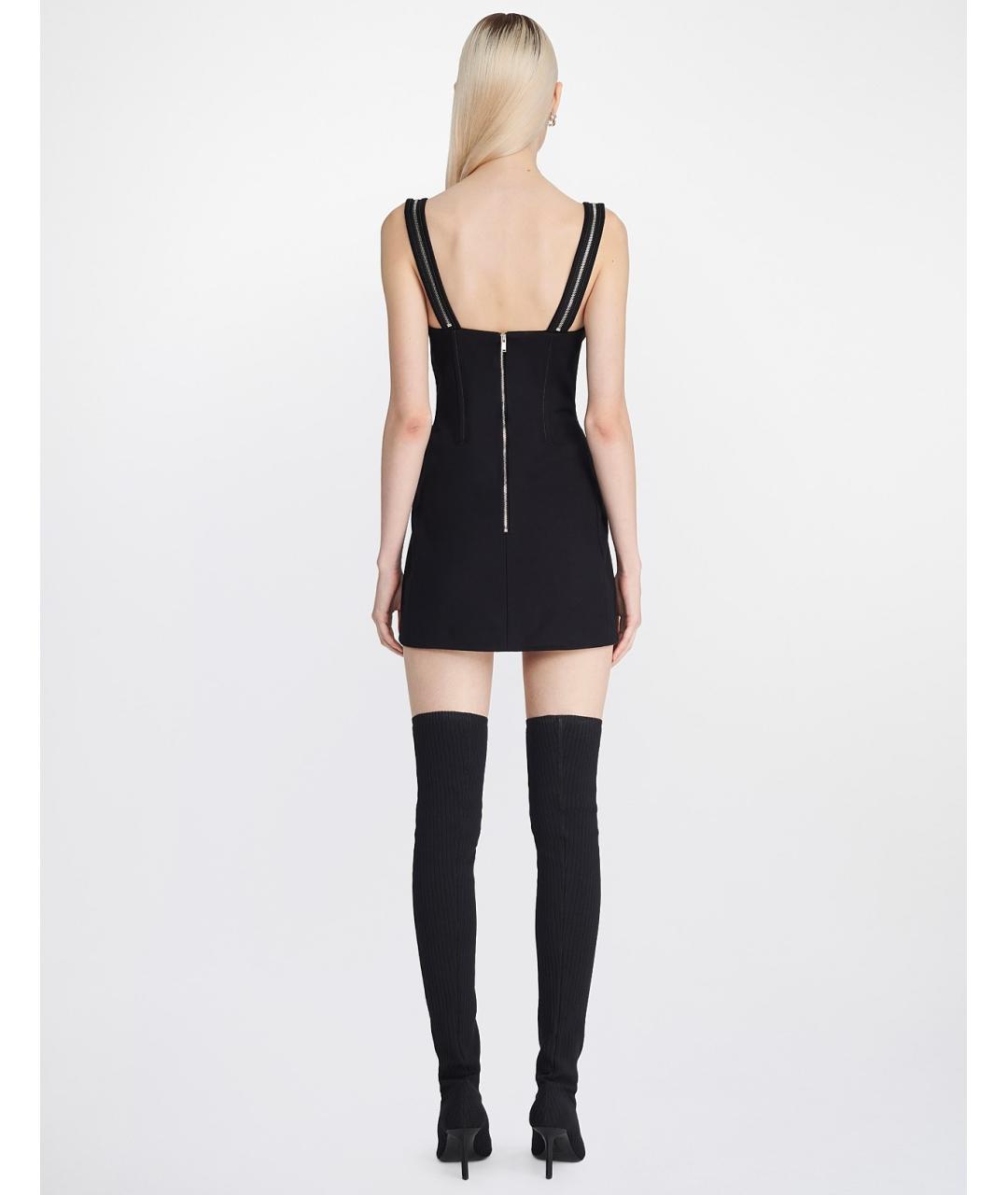 DION LEE Черное коктейльное платье, фото 4