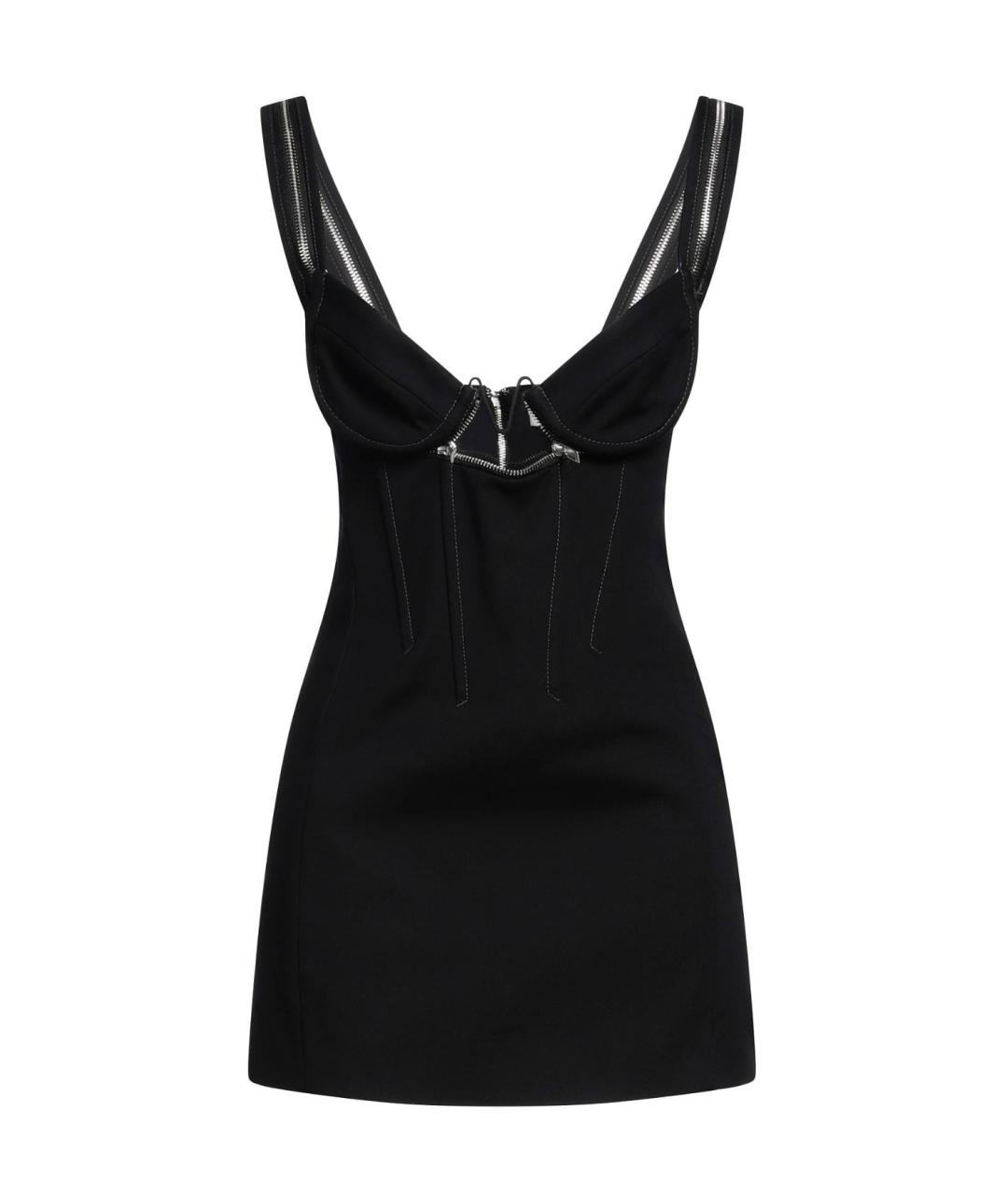 DION LEE Черное коктейльное платье, фото 1