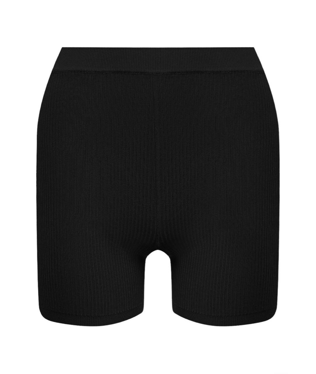 SAINT LAURENT Черные вискозные шорты, фото 1