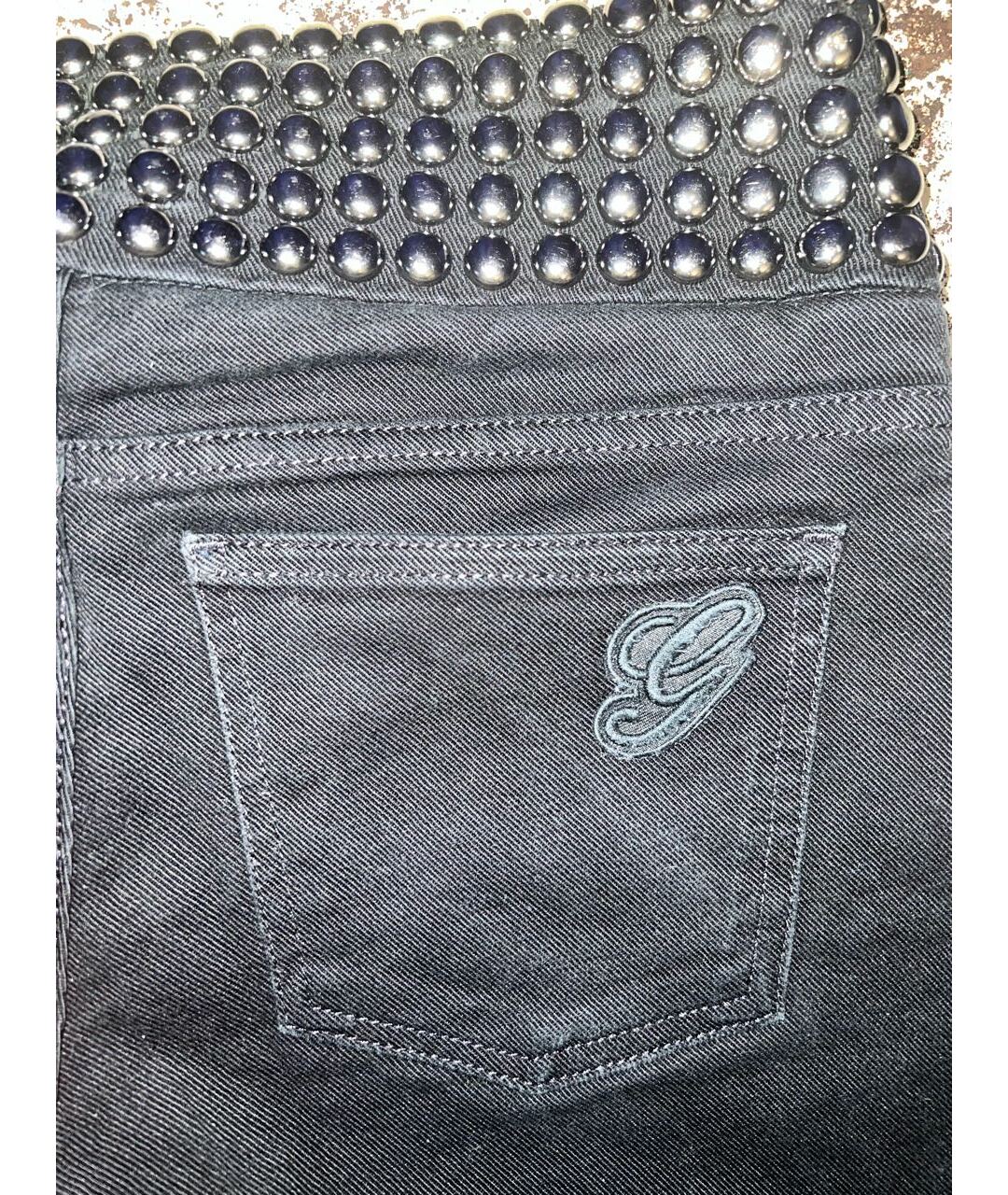 GUCCI Черные хлопковые джинсы слим, фото 4